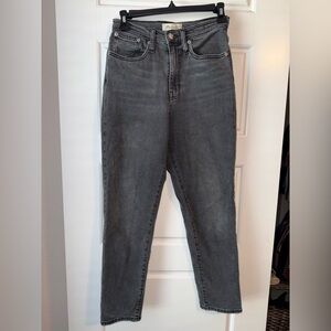 Madewell Women's Charcoal High Rise Jeans